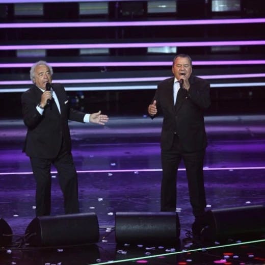 Los del Rio perform at the Golden Globes in Lisbon (Portugal)