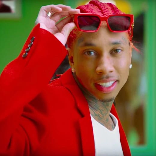 Tyga Unites With Los Del Río to Complete Colorful "The Mask"-Inspired "Ayy Macarena" Video: Watch