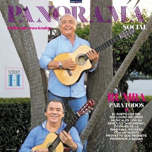 Los del Rio are the cover of the magazine Panorama del Heraldo de Mexico